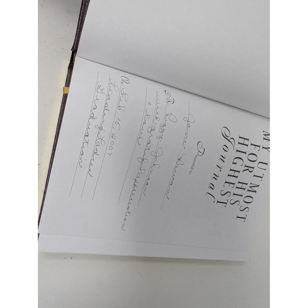 My Utmost for His Highest Devotional Journal Oswald Chambers Hardcover